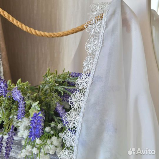 Платок-капор в церковь, в храм,Венчание, Крещение