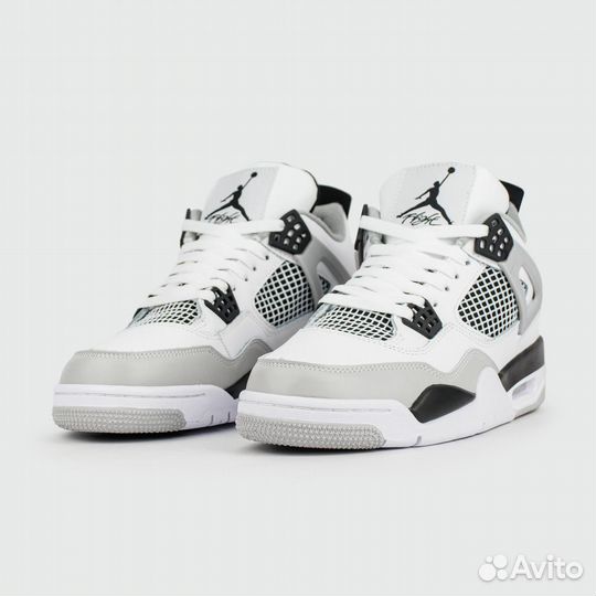 Кроссовки Nike Air Jordan 4 Retro White / Black