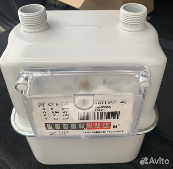 Газовый счетчик сгк g4 левый М30