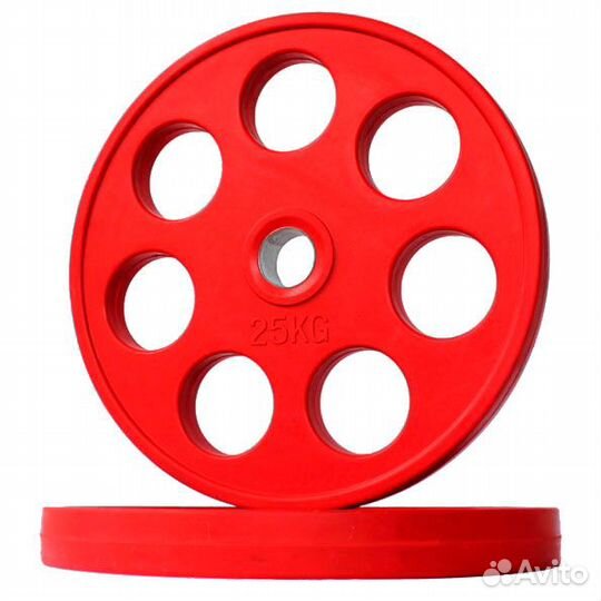 Диск обрезиненный okpro OK2010 25 кг