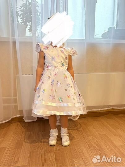 Платье снежинка