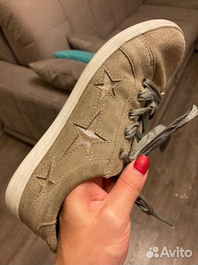 Кеды замшевые