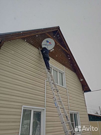 Установка и ремонт спутниковых и эфирных антенн