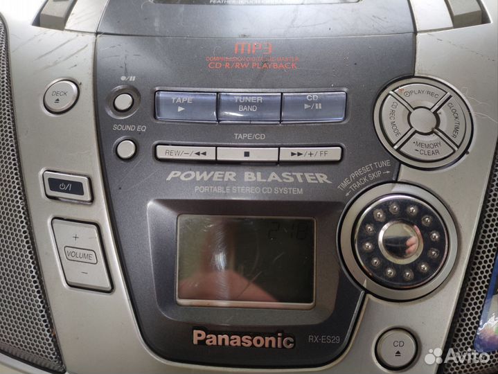 Магнитола panasonic RX-ES29в рабочем состоянии
