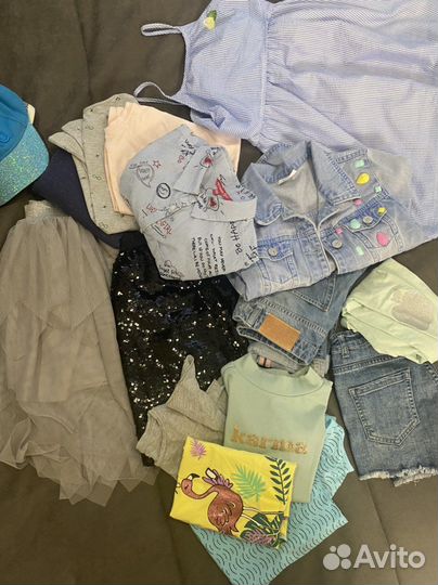 Детская одежда для девочек пакетом 134