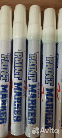 Маркер-краска MunHwa на нитро основе PM белый