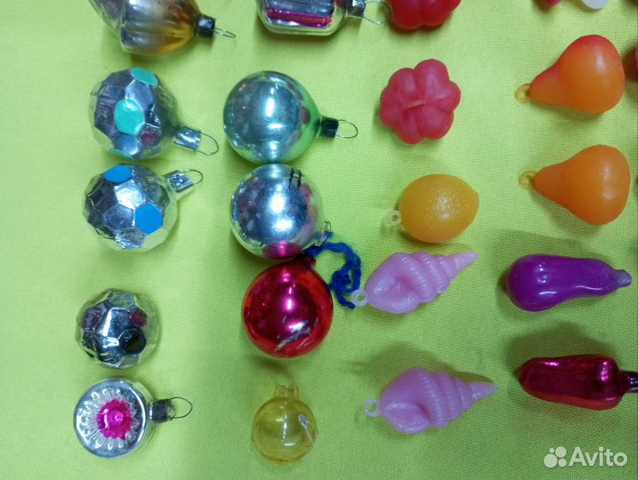 Ёлочные игрушки малютка СССР