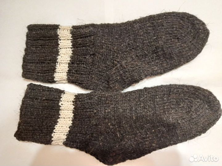 Носки шерстяные ручная работ (новые нитки) р.38-44