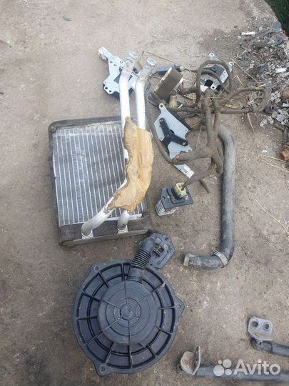 Моторчик отопителя радиатор Hyundai Santa Fe SM 1