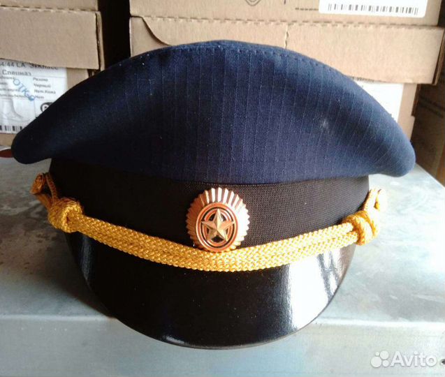 Фуражка офисная синяя