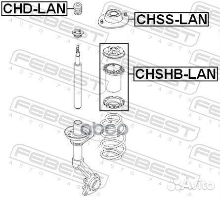 Опора амортизатора chevrolet lanos (T100)