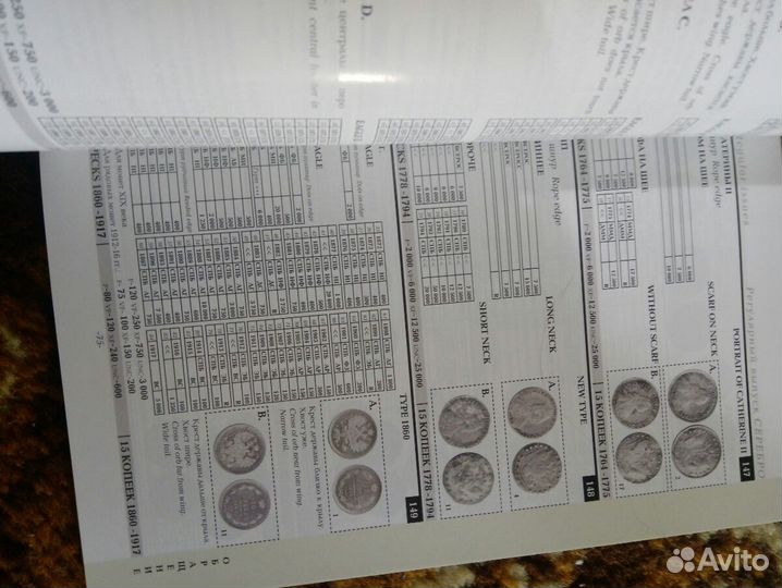 Каталог - Монеты России 1700-1917 Большой, новый