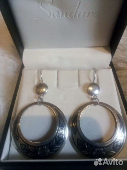 Серебряные серьги