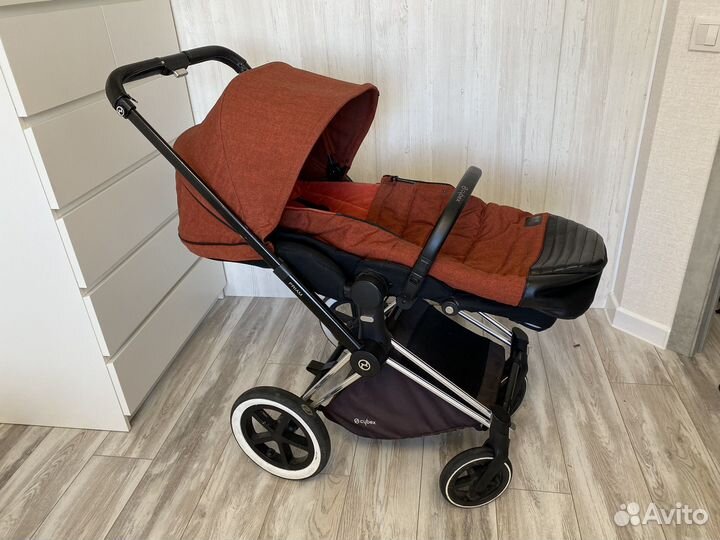 Cybex priam 3 в 1: коляска, люлька, автолюлька