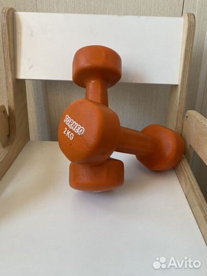 Гантели ручные Torneo 2 кг