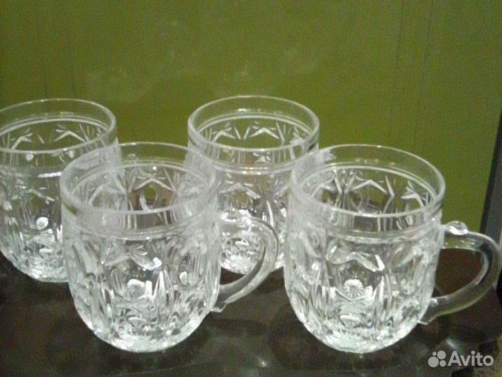 Вазы, кружки, стопки хрусталь и др СССР