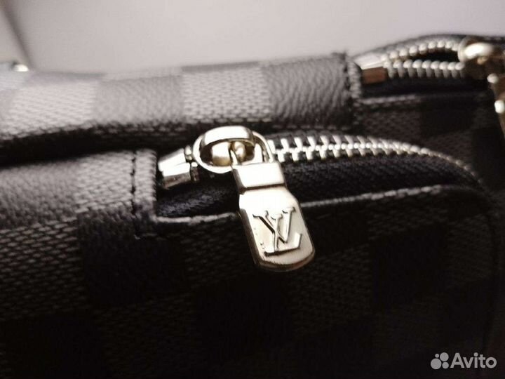 Мужская сумка слинг louis vuitton lux качества