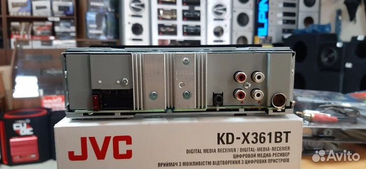 Магнитола 1 din JVC KD-X361BT