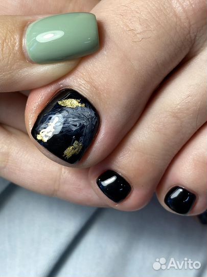 Маникюр с покрытием, гель лак, педикюр