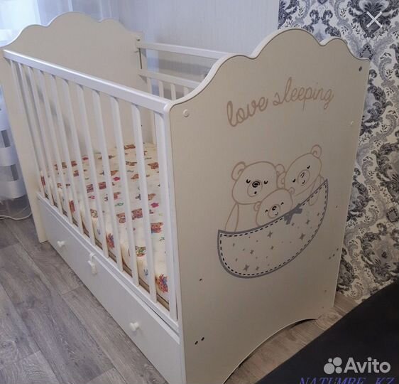 Детская кровать для новорожденных бу