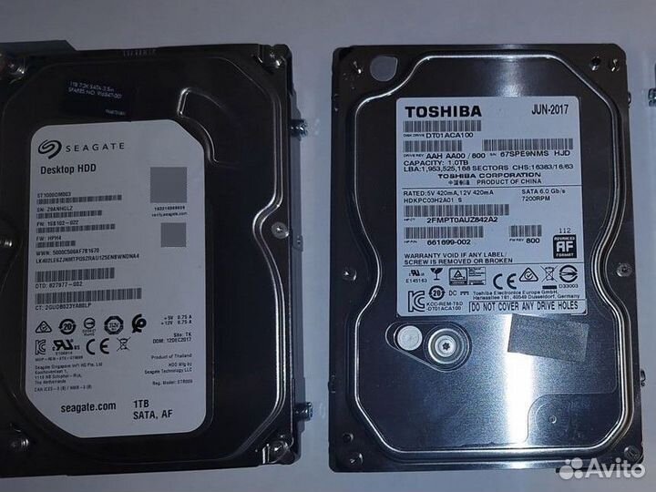 Жесткие диски Seagate hdd 3.5, 1 тб