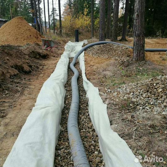 Геотекстиль для дренажа 100 метров