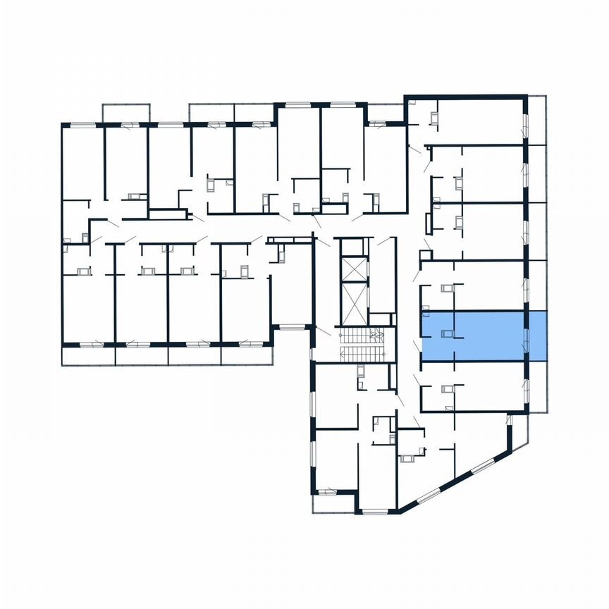 Квартира-студия, 27,4 м², 3/12 эт.