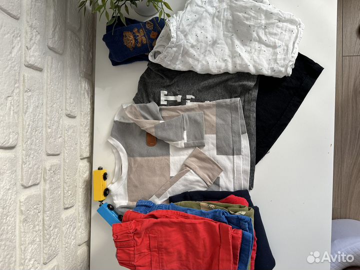 Пакет вещей 74 80 размер, рубашка zara лен