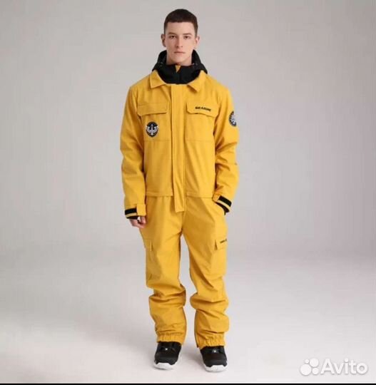 Зимний комбинезон для сноуборда мужской новый