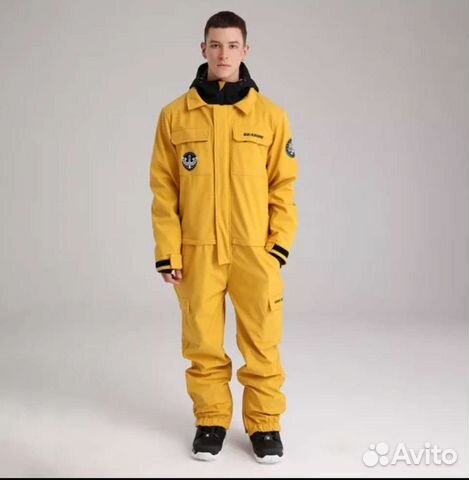 Зимний комбинезон для сноуборда мужской новый