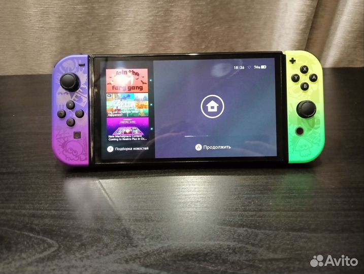 Nintendo switch oled splatoon 3 edition
