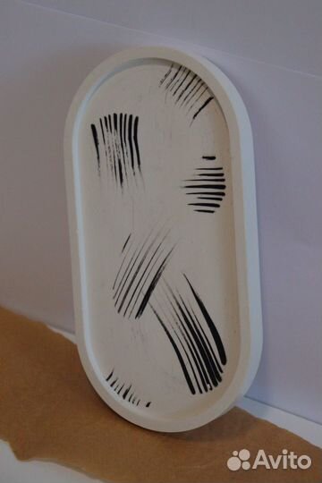 Гипсовый поднос и шкатулка