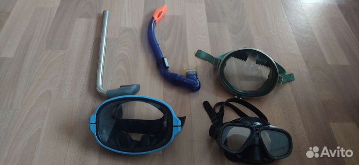 Маска и трубка для плавания