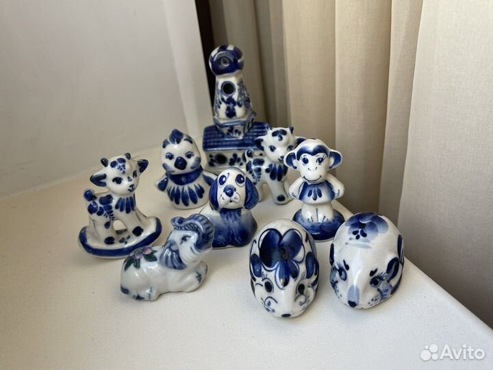 Игрушки гжель