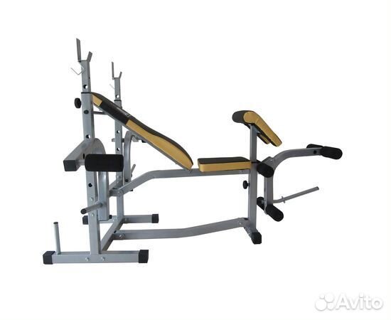 Скамья со стойками под штангу DFC D37022