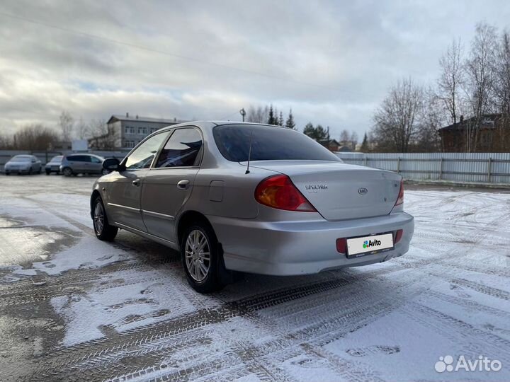 Kia Spectra 1.6 МТ, 2007, 281 000 км