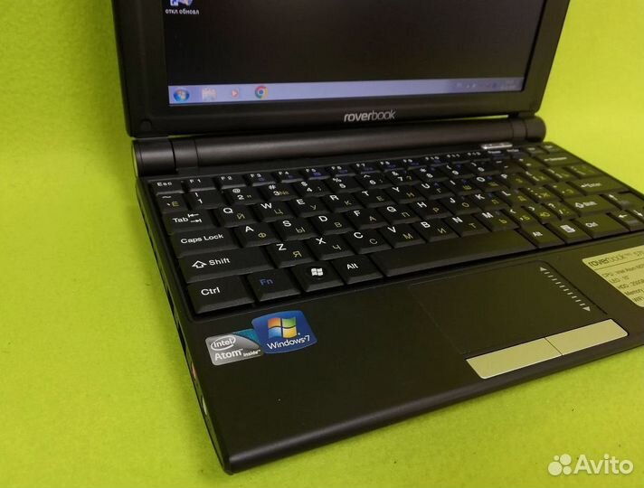 Бу Нетбук для работы RoverBook Windows 7 4 ядра