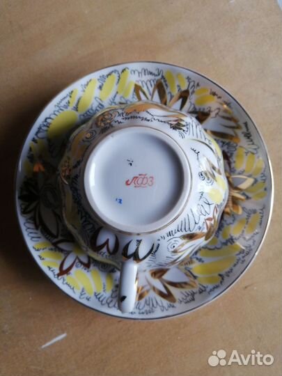 Чашка с блюдцем лфз