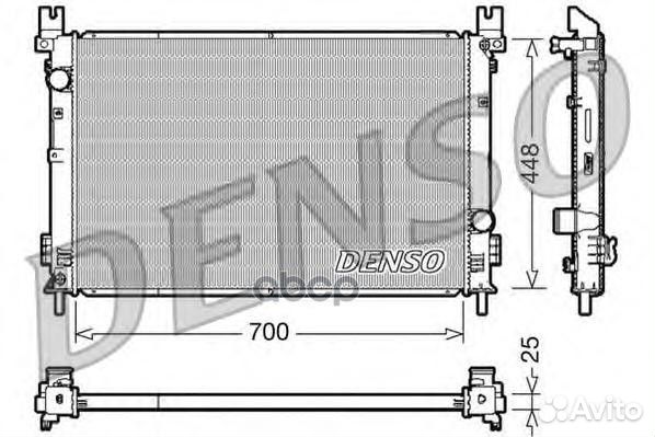 Радиатор системы охлаждения двс DRM06001 Denso