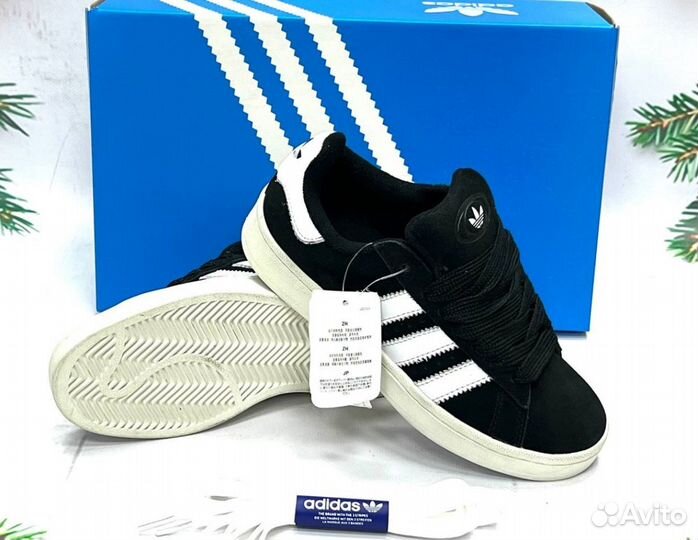 Кроссовки Adidas Campus 00s Black Люкс