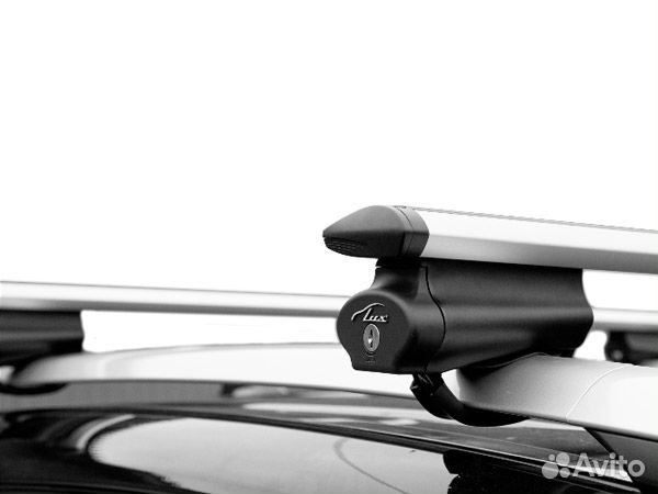 Багажник на крышу Бэлт, высокий рейлинг LUX аэр