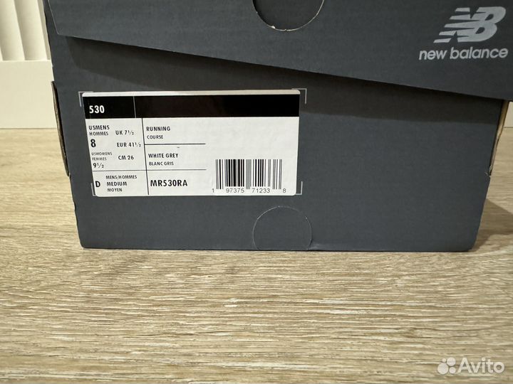 Кроссовки женские new balance 530 (размер 41,5)