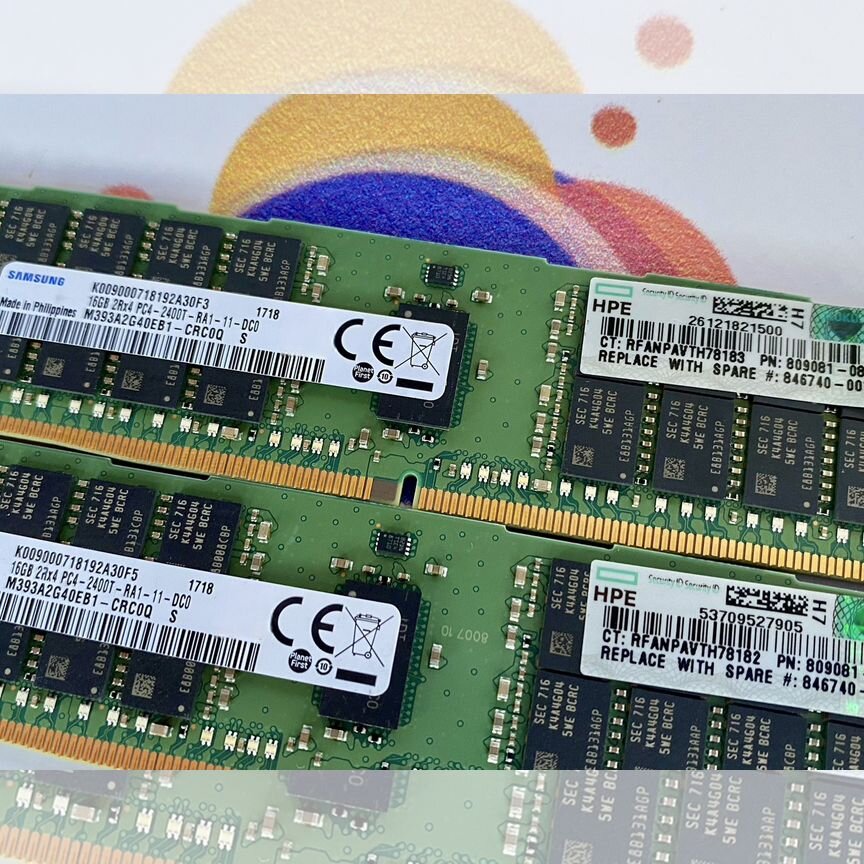 [809081-091] Ddr4 16gb 2400mhz Ecc Reg Hp 809081-091