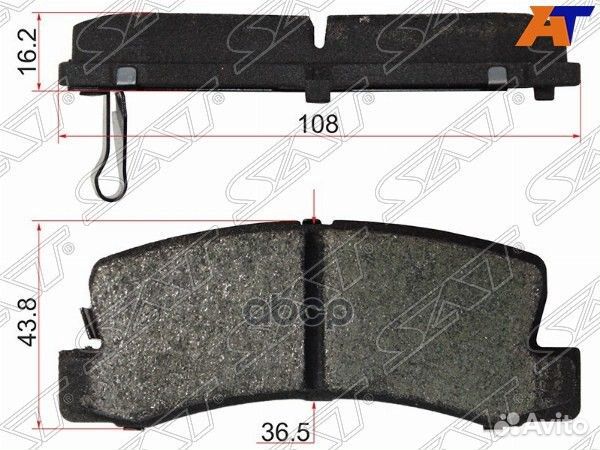 Колодки тормозные зад toyota harrier 01-03/toyo