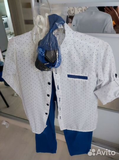 Продам нарядный костюм брюки+рубашка