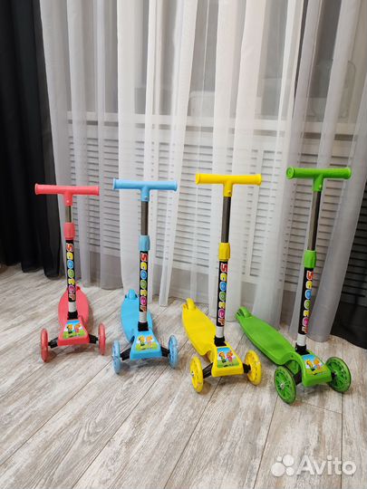 Самокаты детские новые
