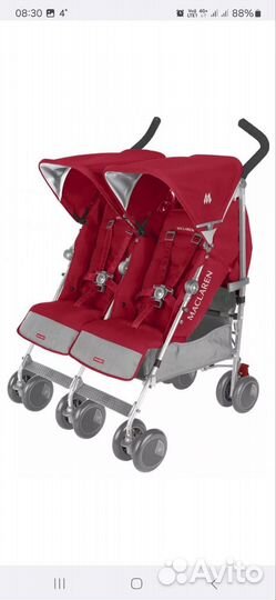 Коляска для двойни прогулочная