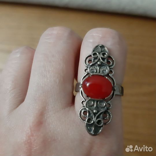 Серьги, кольцо