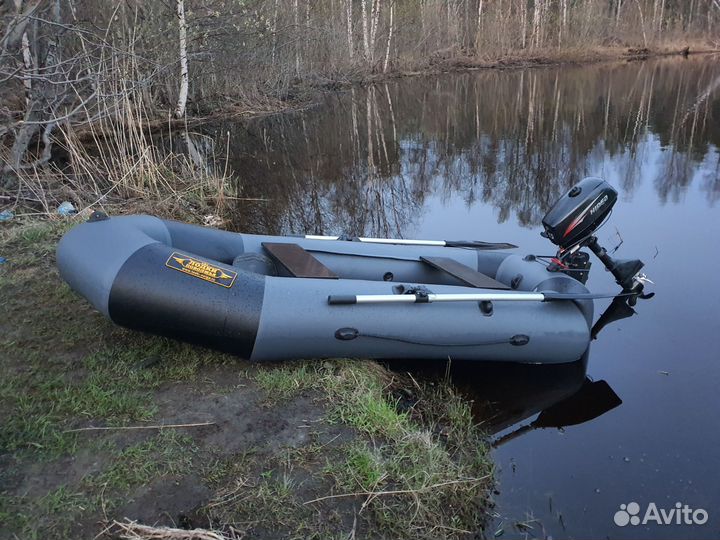 Надувная лодка с мотором
