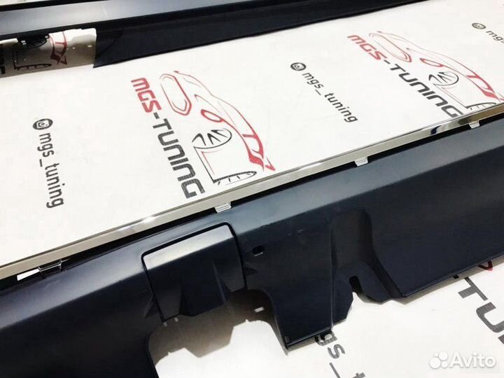 Пороги Mercedes C-class w205 AMG стиль